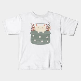 Cat in a basket Kids T-Shirt